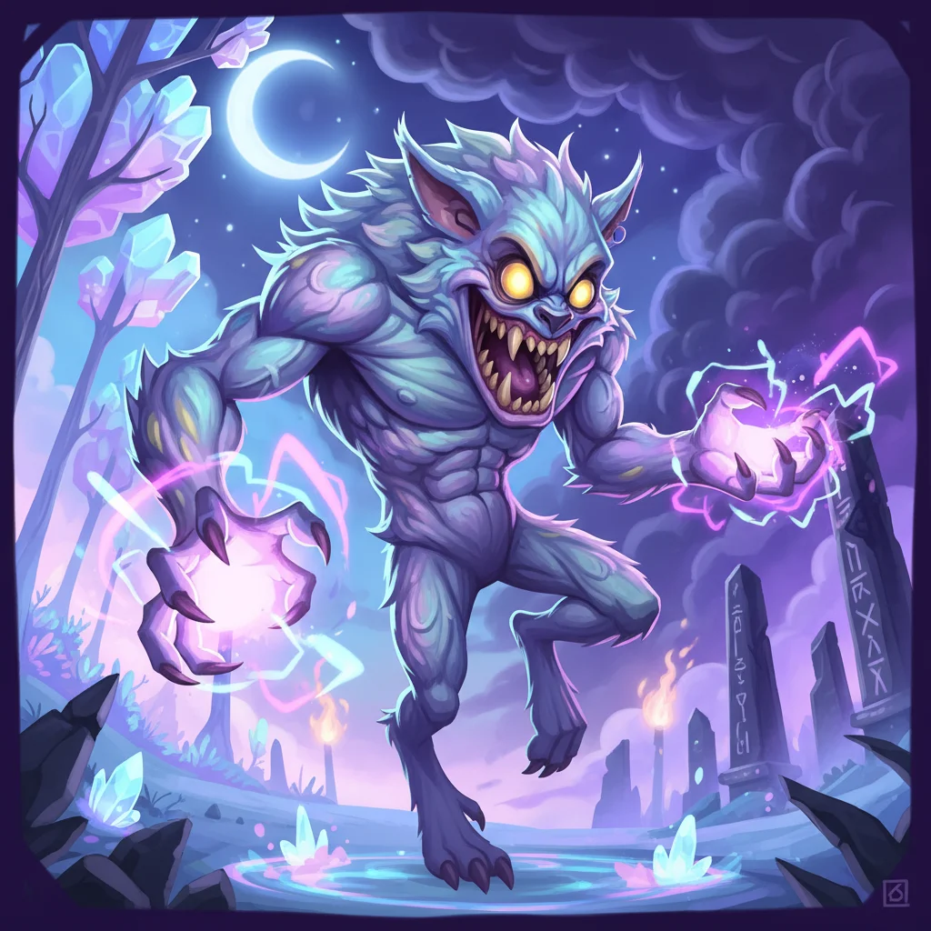 Bicho-Papão, O Terror Noturno, personagem epico de Dimensão dos Sonhos no Batalha TCG