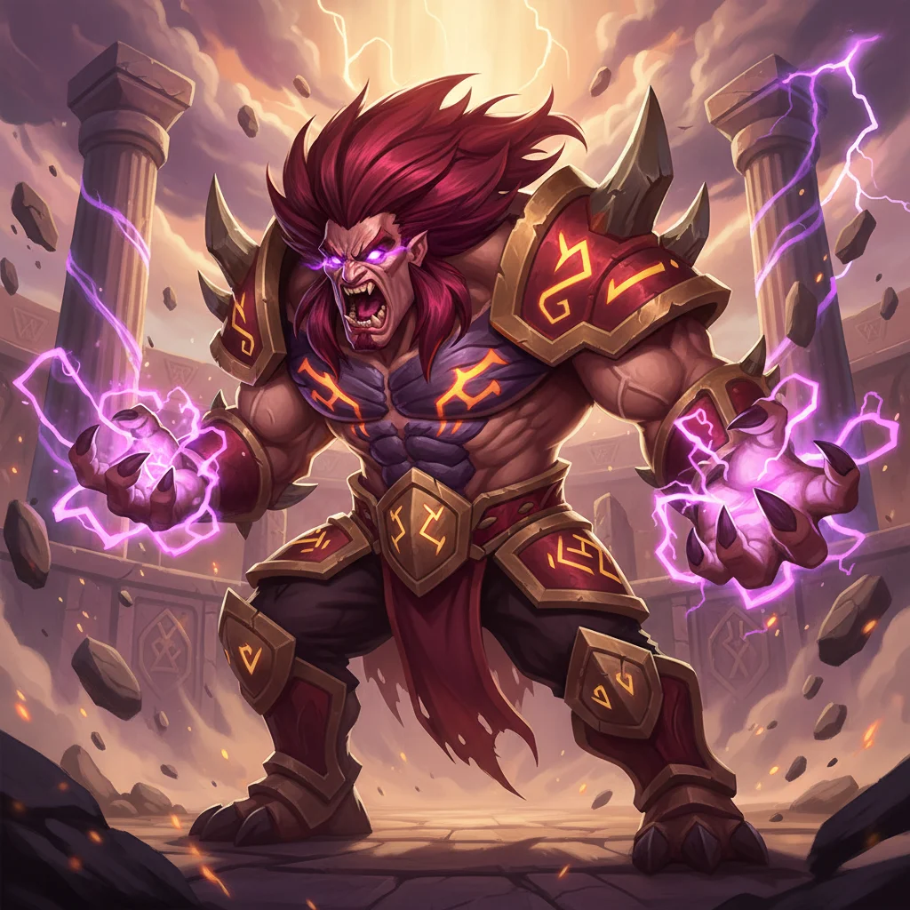 Colosso Verde, A Fúria Encarnada, personagem epico de Arena dos Titãs no Batalha TCG