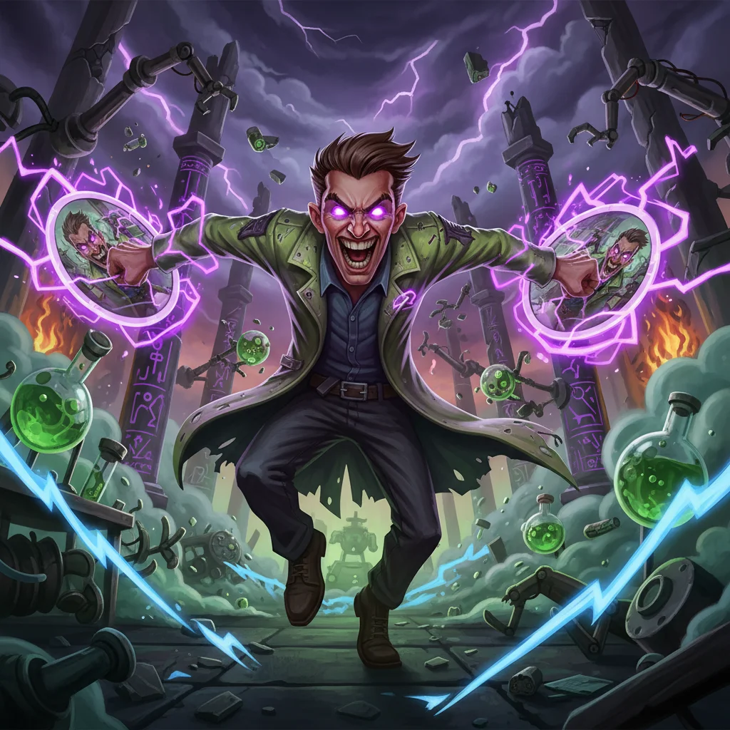 Espelho Quebrado, O Reflexo Invertido, personagem epico de Laboratório Proibido no Batalha TCG