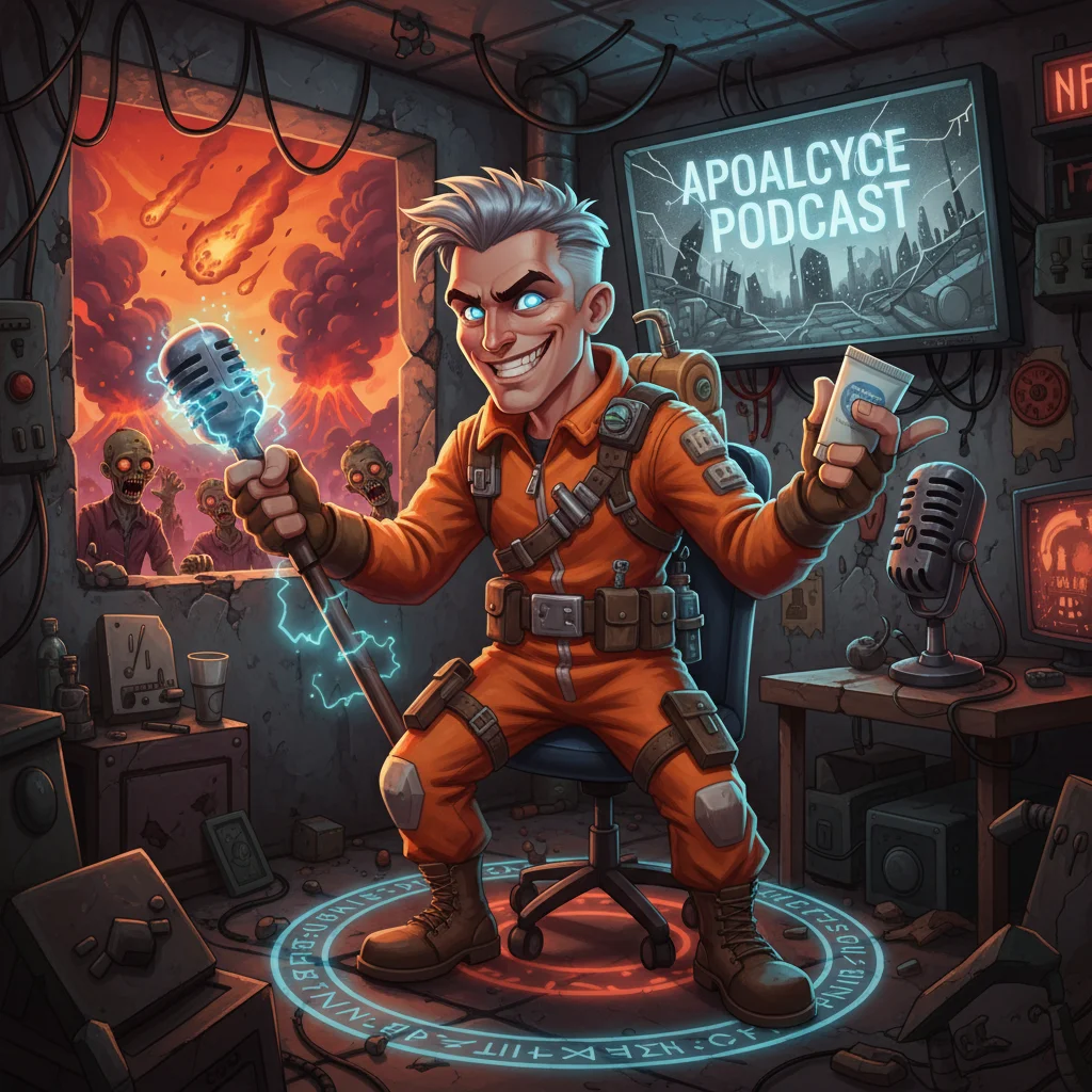 Influencer do Bunker, Faz lives do bunker mostrando dicas de sobrevivencia e skincare pos-apocaliptico., personagem raro de Podcast do Apocalipse no Batalha TCG