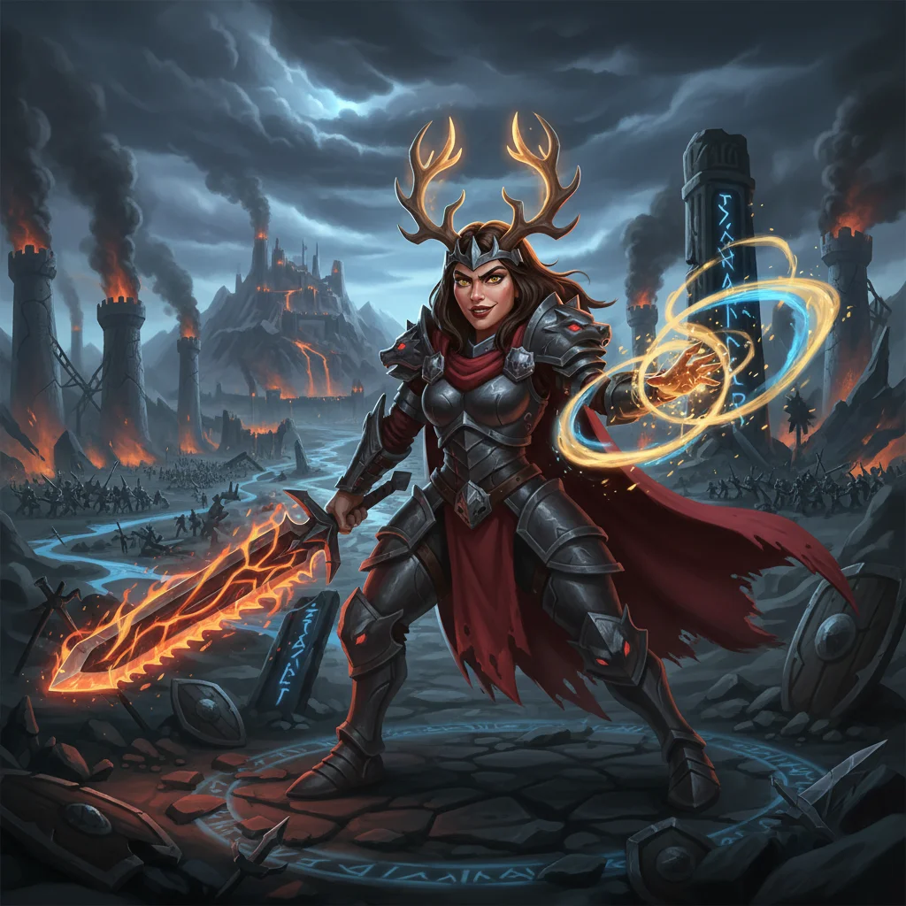 Lâmina do Norte, O Lobo Solitário, personagem lendario de Idade do Ferro no Batalha TCG