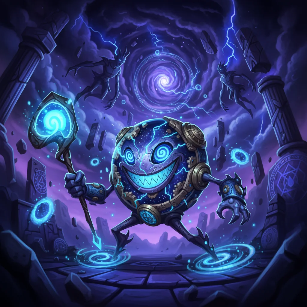 Relógio Parado, O Senhor do Tempo Morto, personagem raro de Dimensão Zero no Batalha TCG
