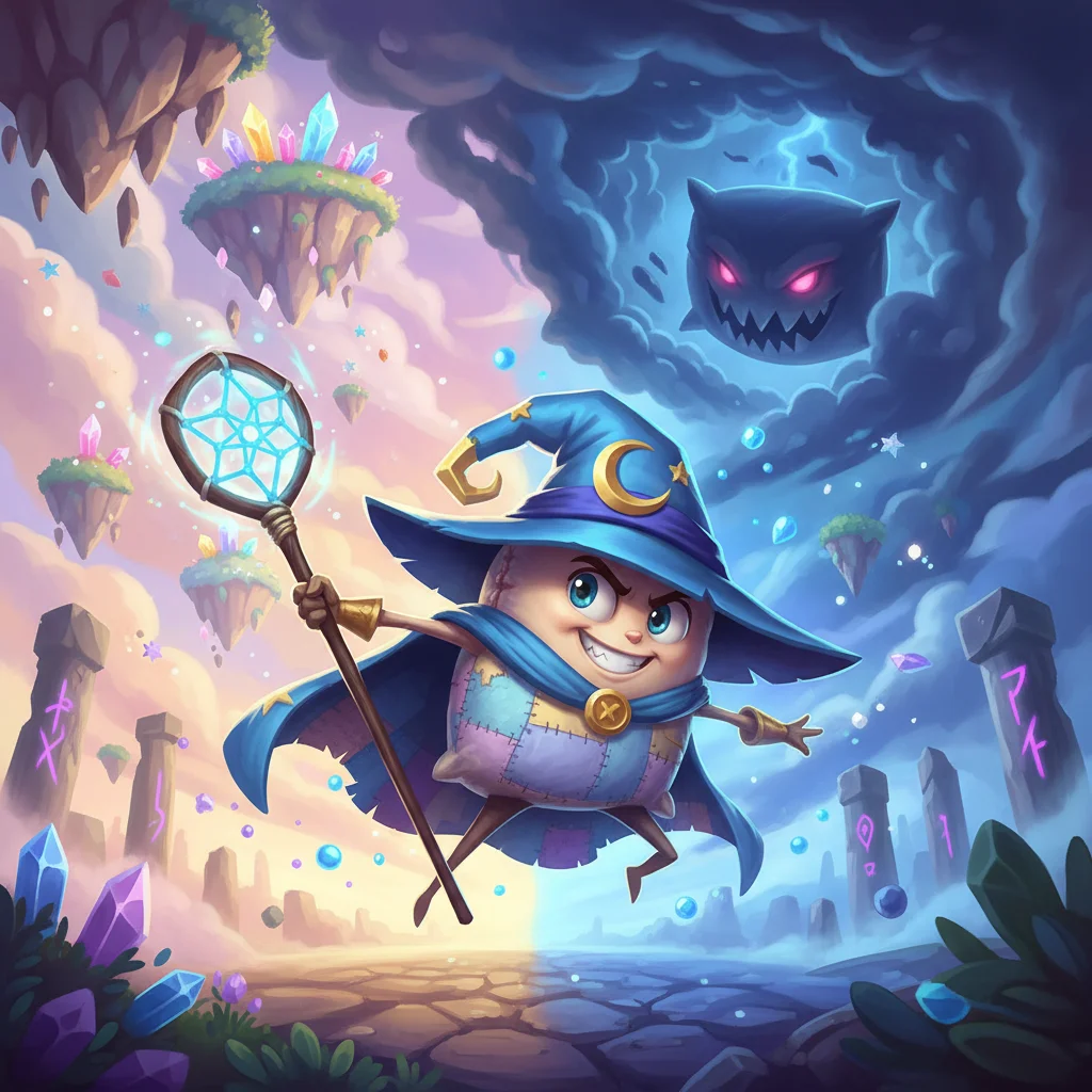 Travesseiro Guerreiro, O Fofo Letal, personagem raro de Dimensão dos Sonhos no Batalha TCG